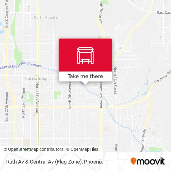 Ruth Av & Central Av (Flag Zone) map