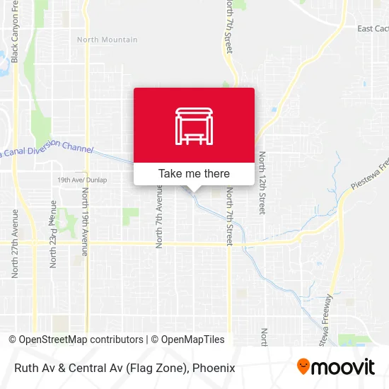Ruth Av & Central Av (Flag Zone) map