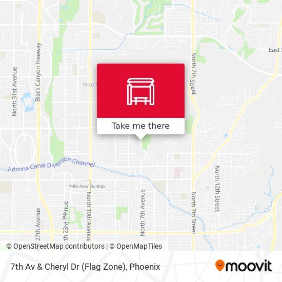 7th Av & Cheryl Dr (Flag Zone) map
