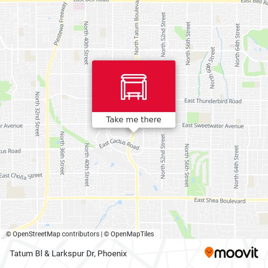 Mapa de Tatum Bl & Larkspur Dr