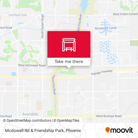 Mapa de Mcdowell Rd & Friendship Park