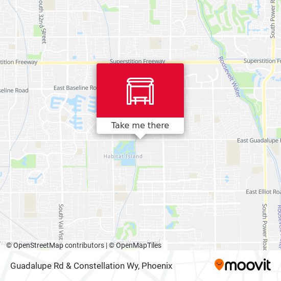 Guadalupe Rd & Constellation Wy map