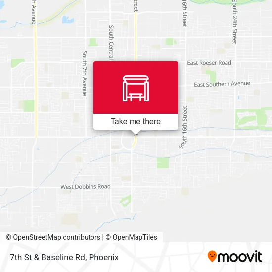 Mapa de 7th St & Baseline Rd