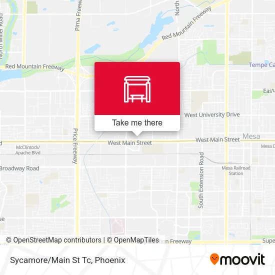 Sycamore/Main St Tc map