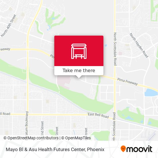 Mapa de Mayo Bl & Asu Health Futures Center