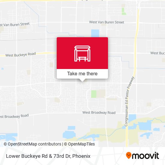 Lower Buckeye Rd & 73rd Dr map