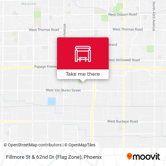 Mapa de Fillmore St & 62nd Dr (Flag Zone)