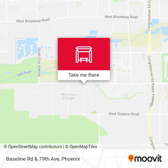 Baseline Rd & 79th Ave map