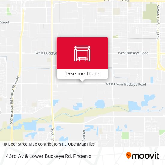 Mapa de 43rd Av & Lower Buckeye Rd