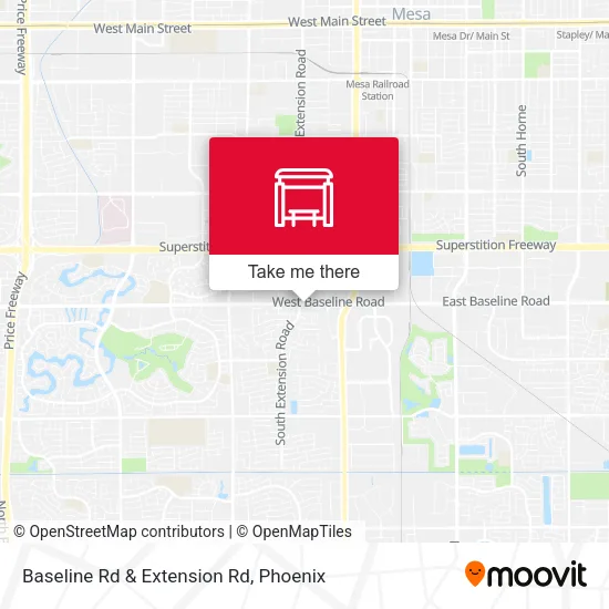 Baseline Rd & Extension Rd map