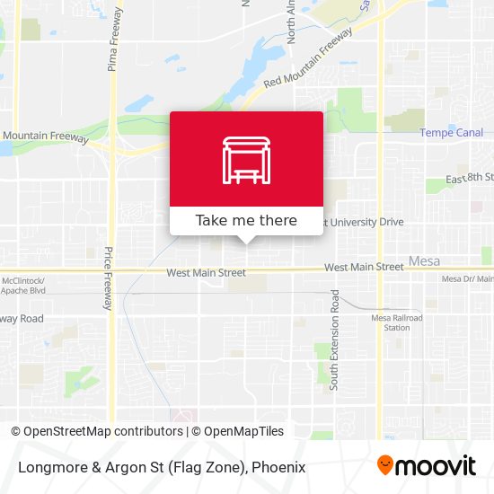 Longmore & Argon St (Flag Zone) map