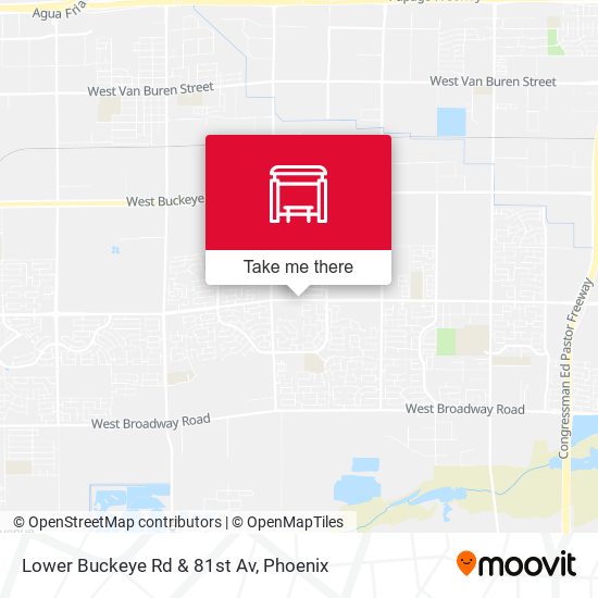 Lower Buckeye Rd & 81st Av map