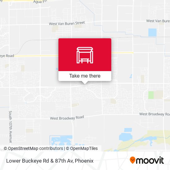 Lower Buckeye Rd & 87th Av map