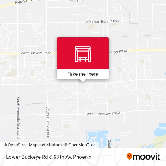 Lower Buckeye Rd & 97th Av map