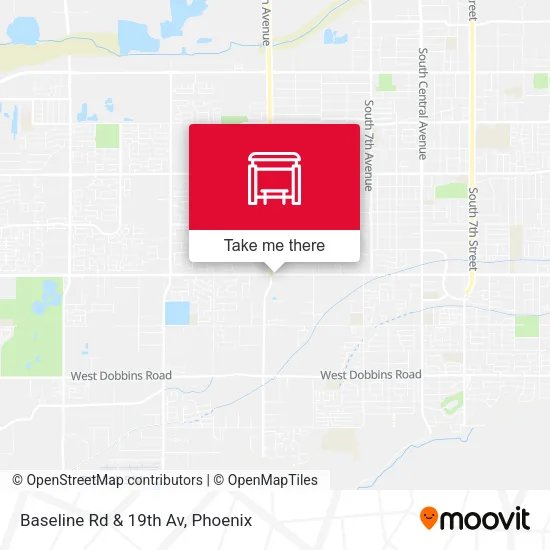 Mapa de Baseline Rd & 19th Av