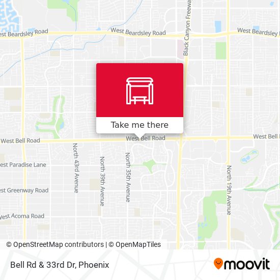 Mapa de Bell Rd & 33rd Dr
