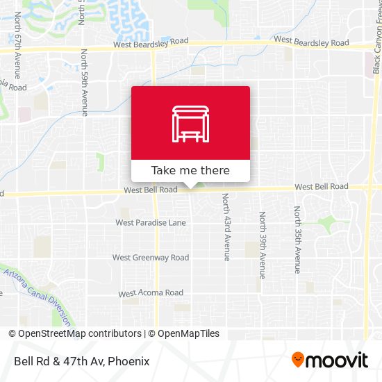 Bell Rd & 47th Av map