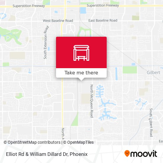 Elliot Rd & William Dillard Dr map