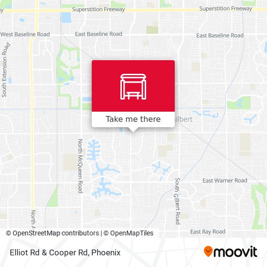 Mapa de Elliot Rd & Cooper Rd