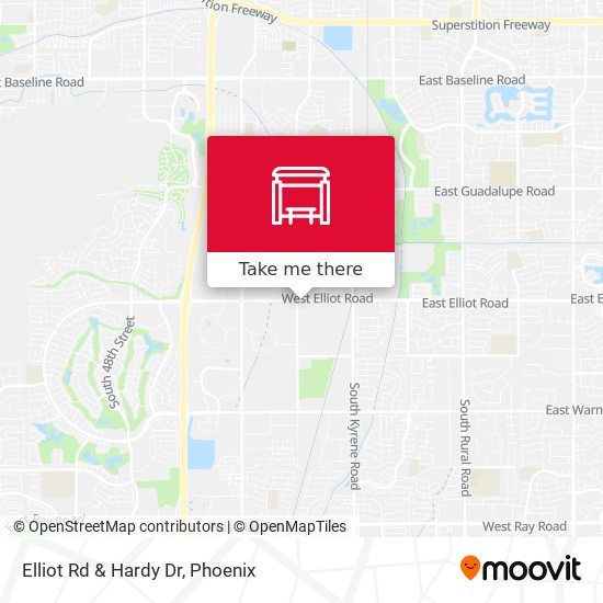 Elliot Rd & Hardy Dr map