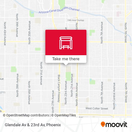 Mapa de Glendale Av & 23rd Av