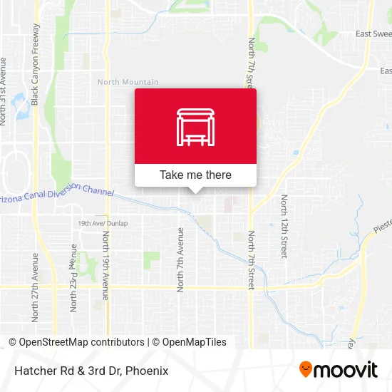 Hatcher Rd & 3rd Dr map