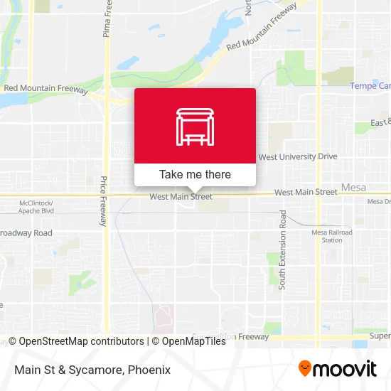 Mapa de Main St & Sycamore