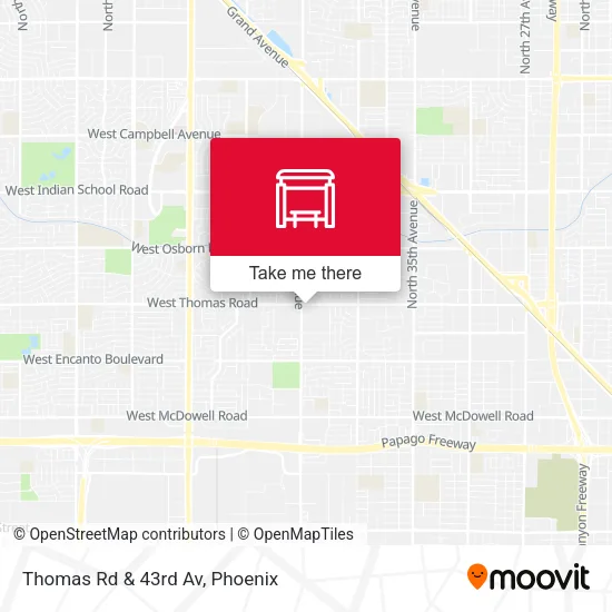 Mapa de Thomas Rd & 43rd Av