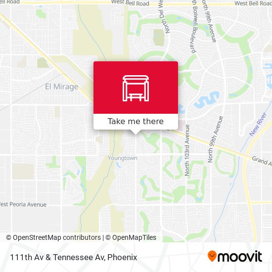 Mapa de 111th Av & Tennessee Av