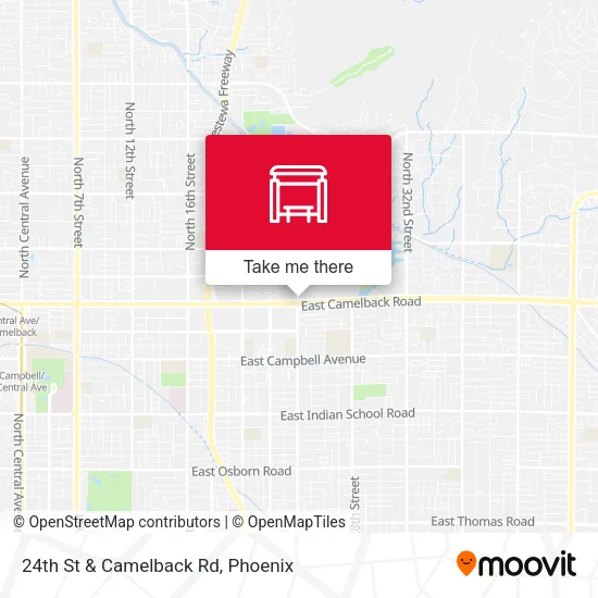 Mapa de 24th St & Camelback Rd