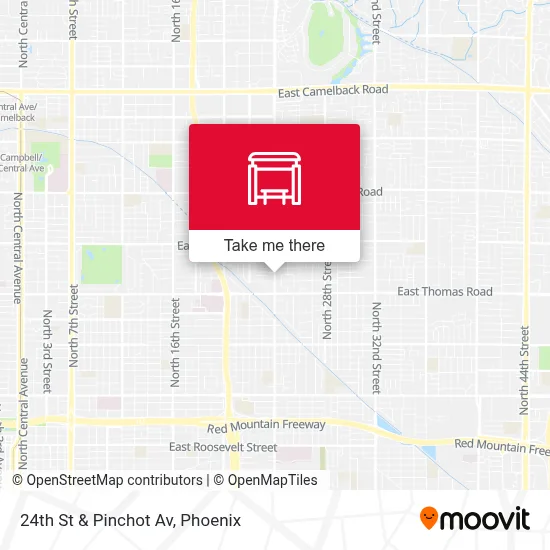 24th St & Pinchot Av map