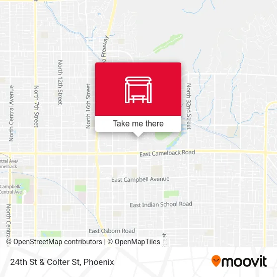 Mapa de 24th St & Colter St