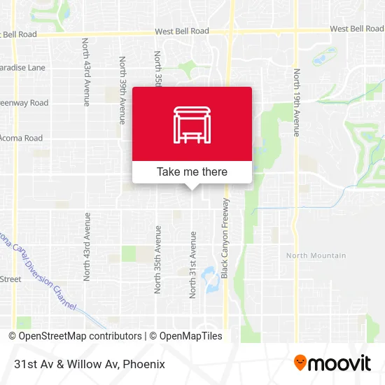 31st Av & Willow Av map