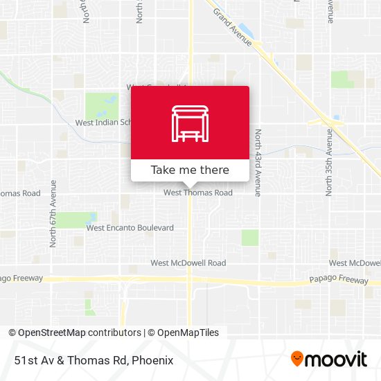 51st Av & Thomas Rd map