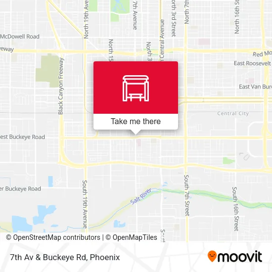 Mapa de 7th Av & Buckeye Rd