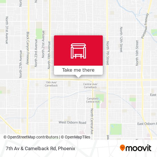 7th Av & Camelback Rd map