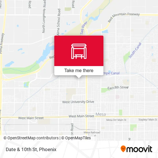 Date & 10th St map