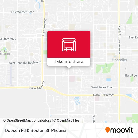 Mapa de Dobson Rd & Boston St