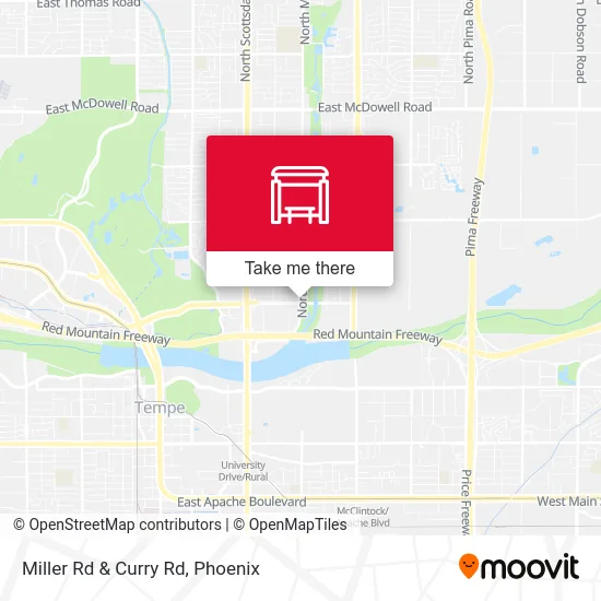 Miller Rd & Curry Rd map