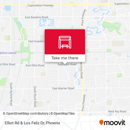 Elliot Rd & Los Feliz Dr map
