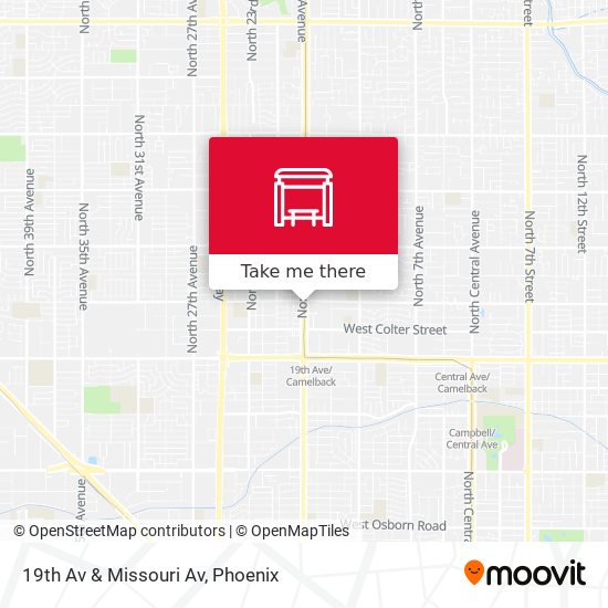 Mapa de 19th Av & Missouri Av