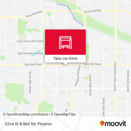 Mapa de 32nd St & Bell Rd
