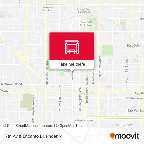 Mapa de 7th Av & Encanto Bl
