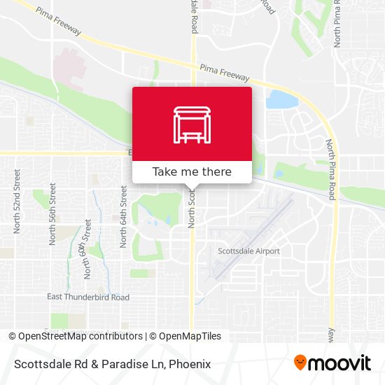 Scottsdale Rd & Paradise Ln map