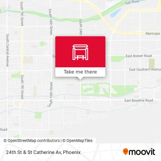 24th St & St Catherine Av map