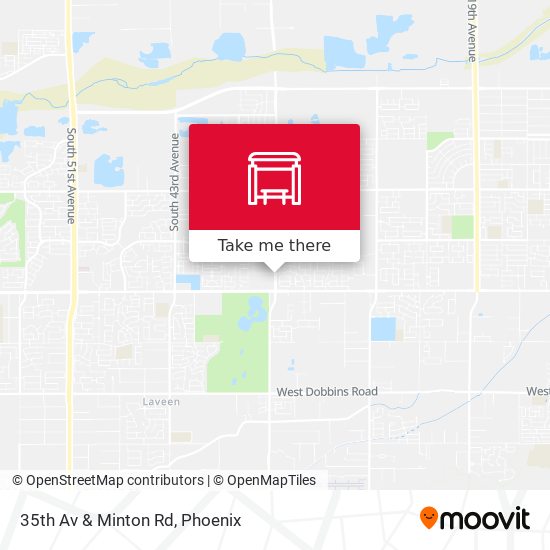 35th Av & Minton Rd map