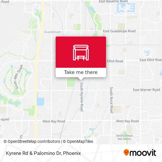 Mapa de Kyrene Rd & Palomino Dr