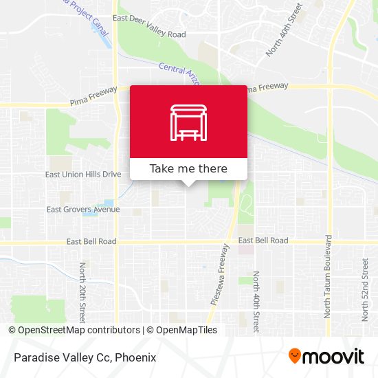 Mapa de Paradise Valley Cc