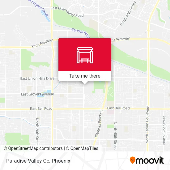 Paradise Valley Cc map