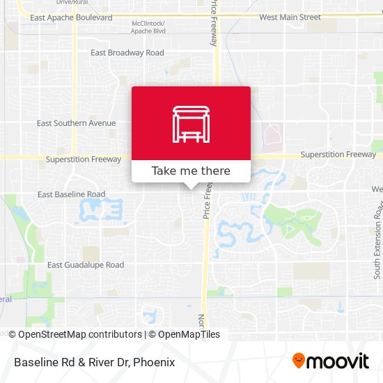 Baseline Rd & River Dr map